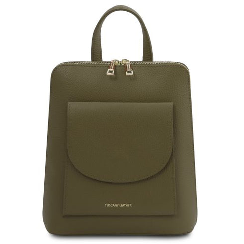 TL Bag - Small leather backpack for women